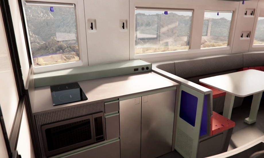 Three-Point Galley Kitchen